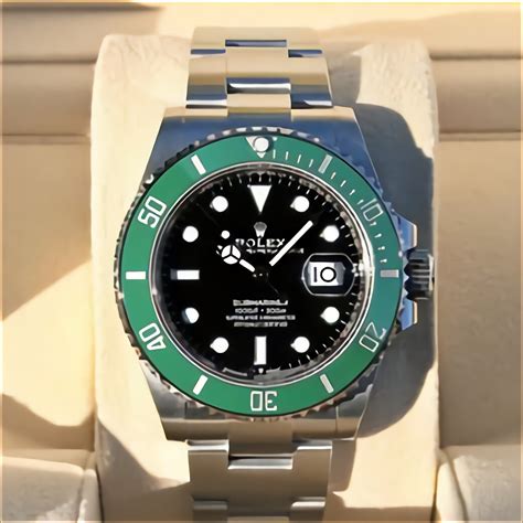 rolex submariner green used|Rolex green submariner for sale.